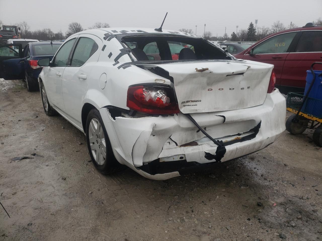 Photo 3 from auction – 2014 DODGE AVENGER SE with VIN 1C3CDZAB7EN126750