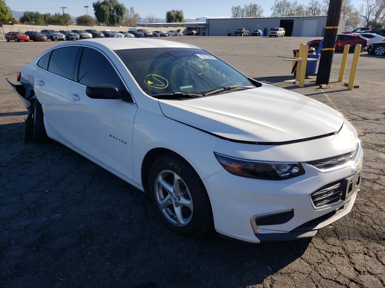CHEVROLET MALIBU LS 2017 with VIN 1G1ZB5ST6HF215910 - Photo from auction