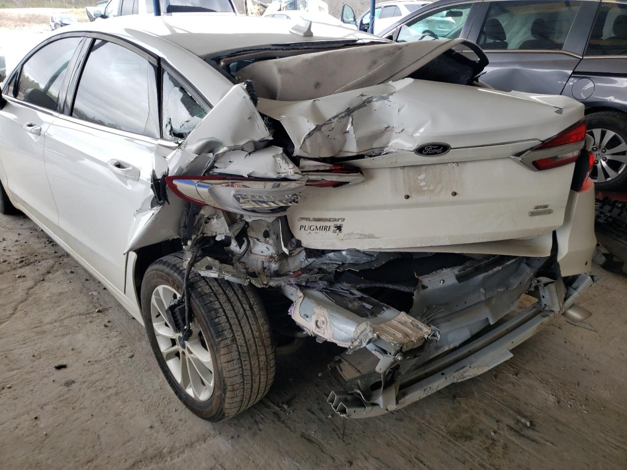 Photo 9 from auction – 2020 FORD FUSION SE with VIN 3FA6P0HD2LR215290