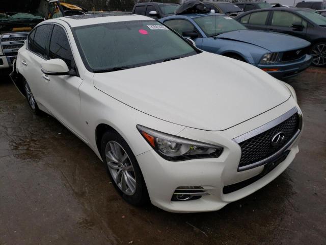 INFINITI Q50 BASE 2014 with VIN JN1BV7AR8EM690065 - Photo from auction