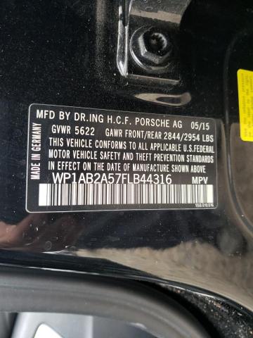 Photo 10 from auction – 2015 PORSCHE MACAN S with VIN WP1AB2A57FLB44316