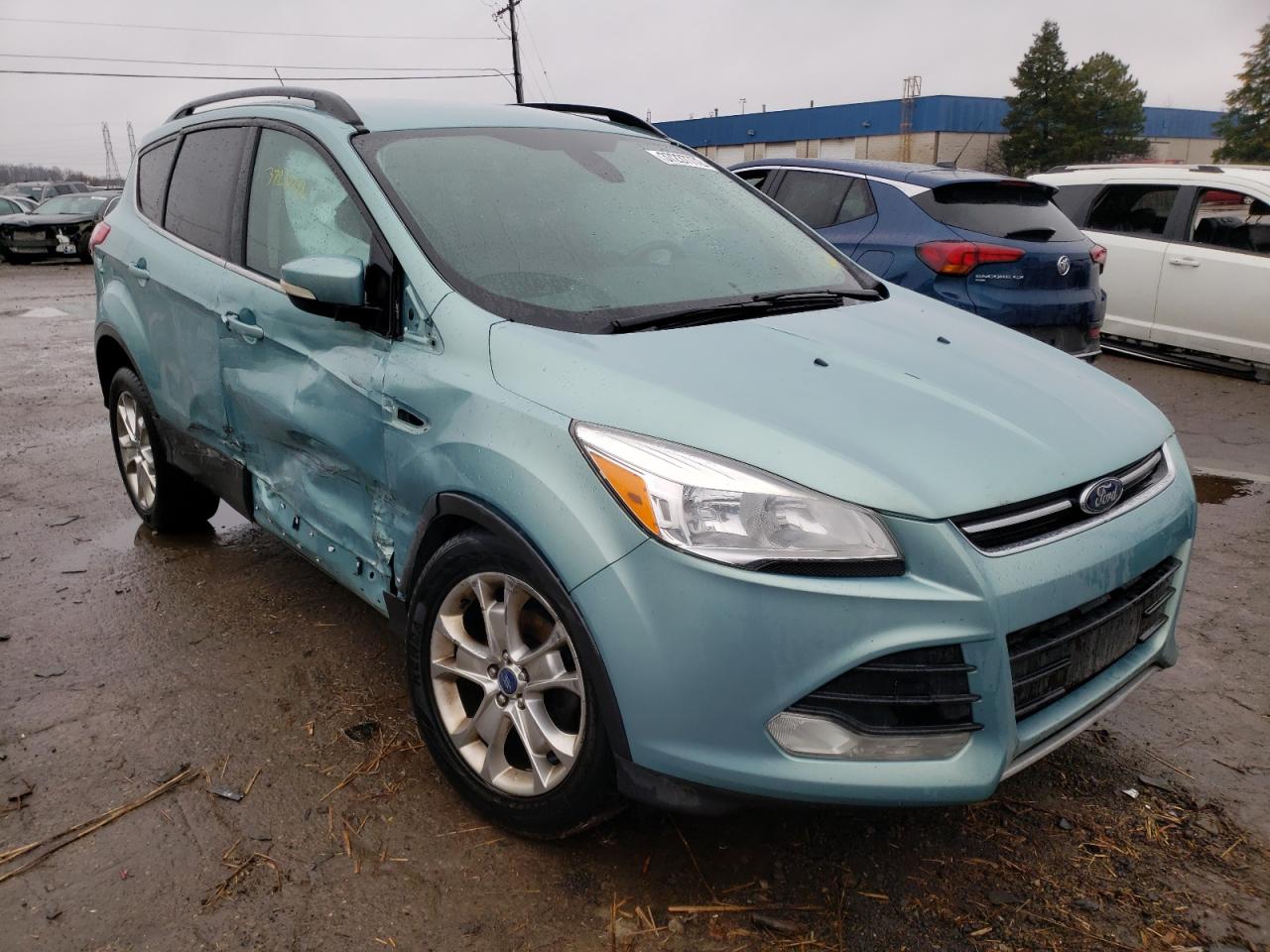 FORD ESCAPE SEL 2013 with VIN 1FMCU0HX1DUB80831 - Photo from auction