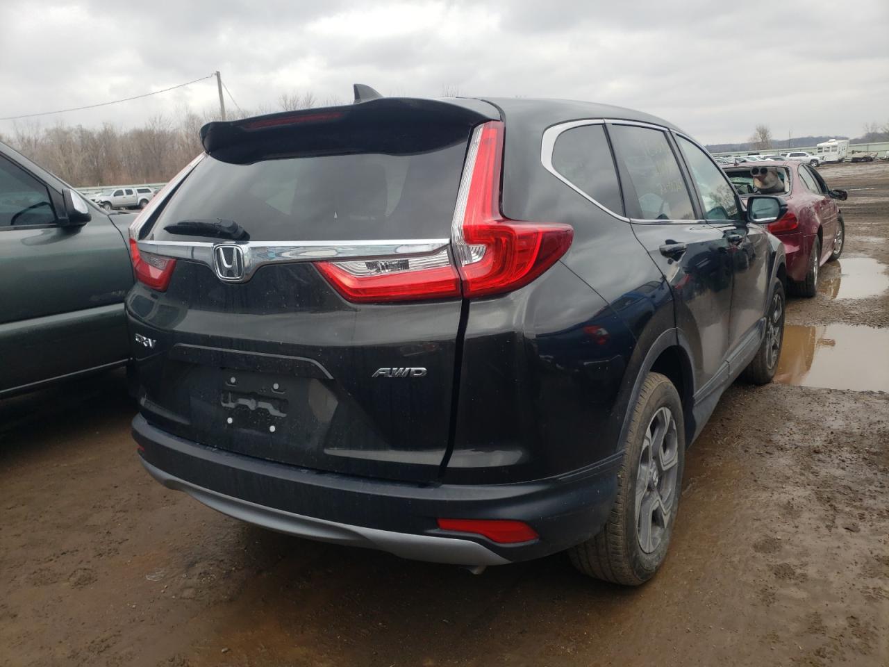 Photo 4 from auction – 2019 HONDA CR-V EX with VIN 7FARW2H52KE035259