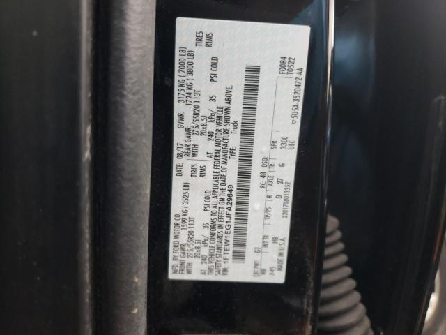 Photo 10 from auction – 2018 FORD F150 SUPER with VIN 1FTEW1EG1JFA29649