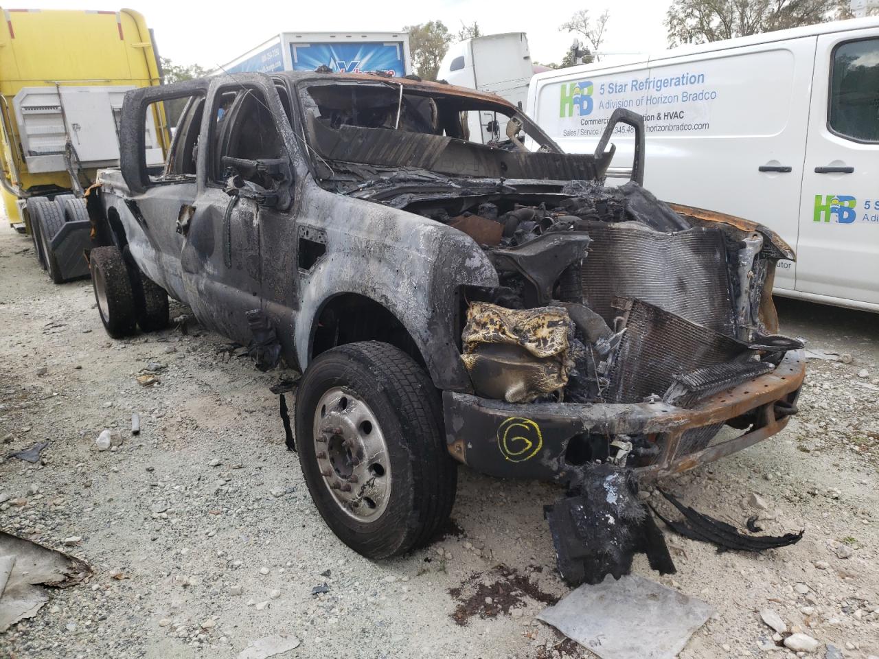 FORD F450 SUPER 2008 with VIN 1FTXW43RX8EA87645 - Photo from auction