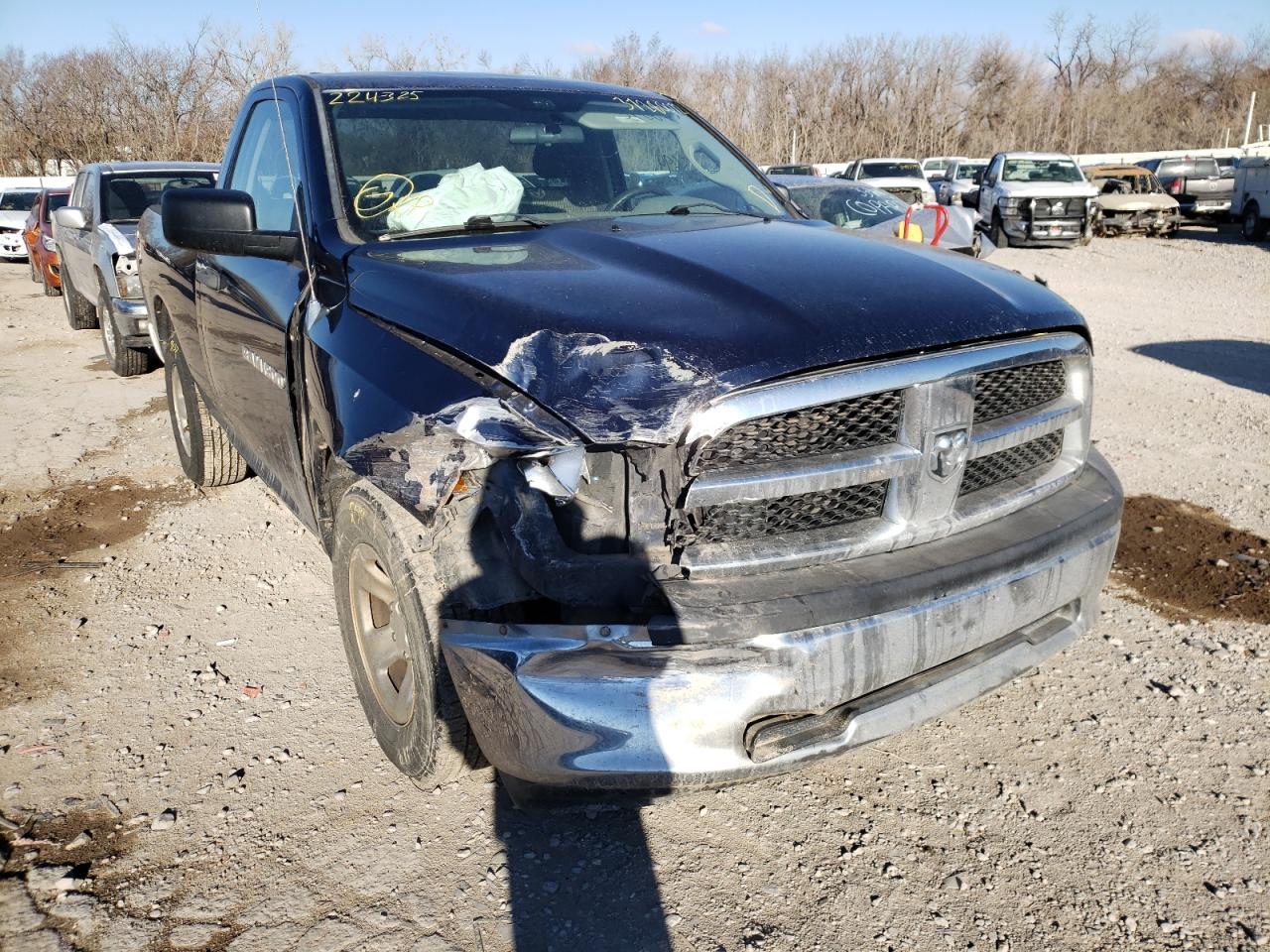 Photo 9 from auction – 2012 DODGE RAM 1500 S with VIN 3C6JD6AP8CG224325