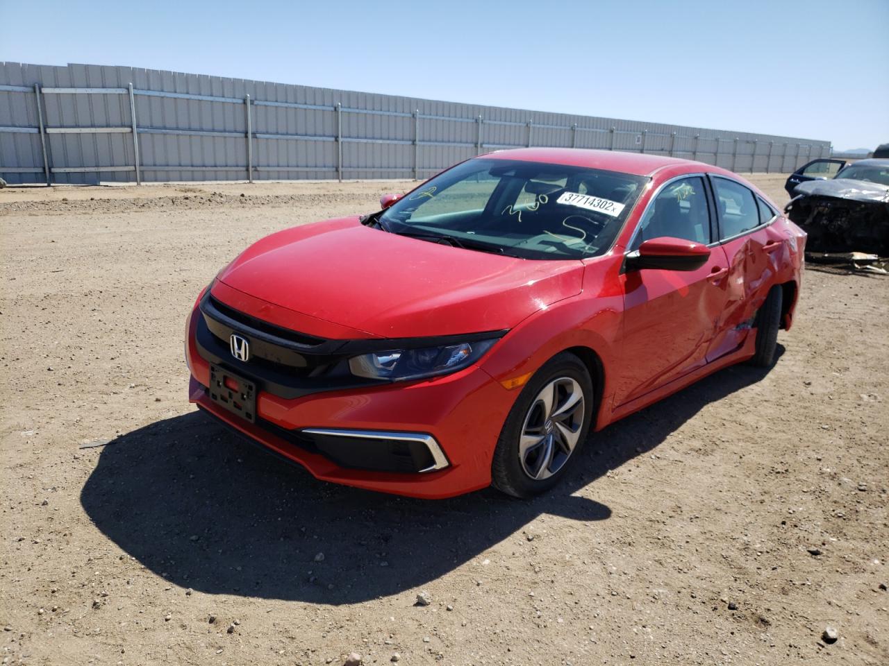 Photo 2 from auction – 2019 HONDA CIVIC LX with VIN 2HGFC2F6XKH507013