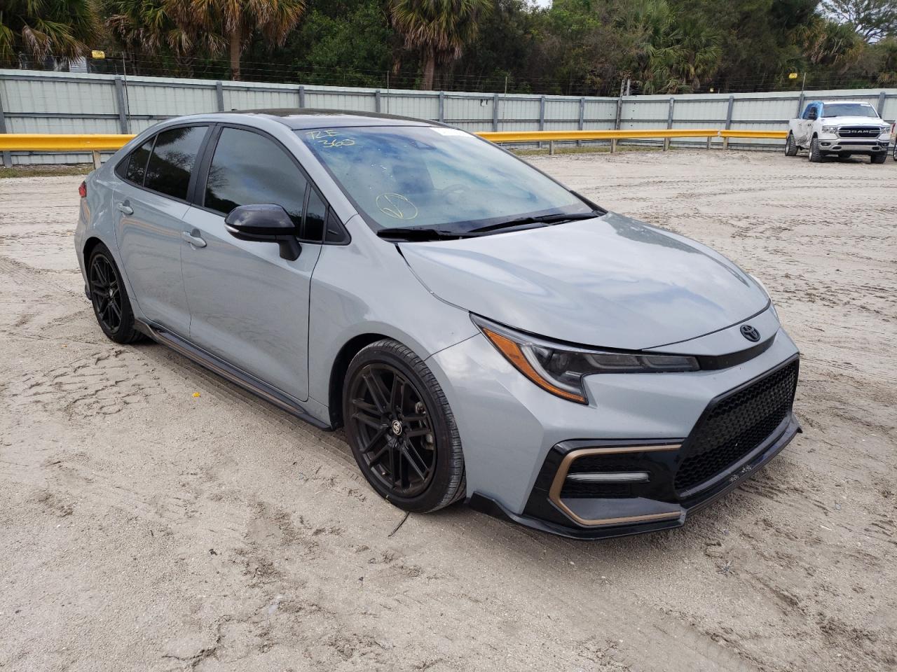 TOYOTA COROLLA SE 2021 with VIN 5YFS4MCEXMP073397 - Photo from auction