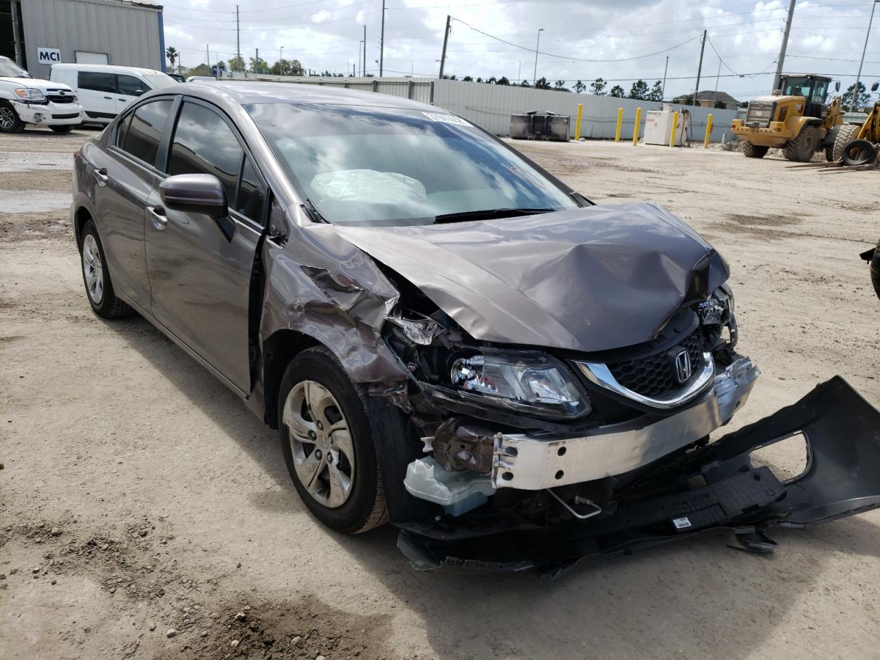 HONDA CIVIC LX 2014 with VIN 19XFB2F51EE246475 - Photo from auction