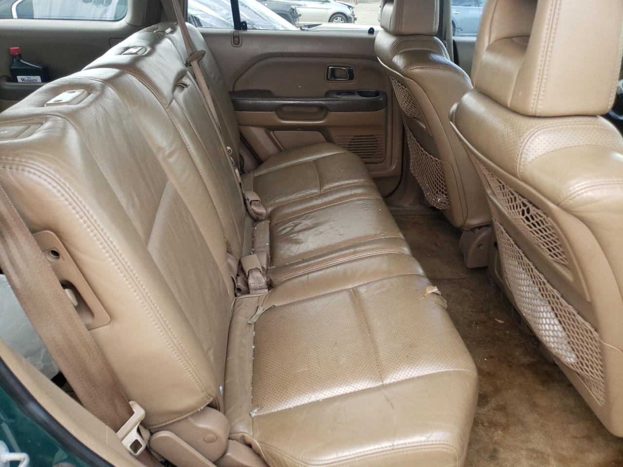 Photo 6 from auction – 2003 HONDA PILOT EXL with VIN 2HKYF18533H540831