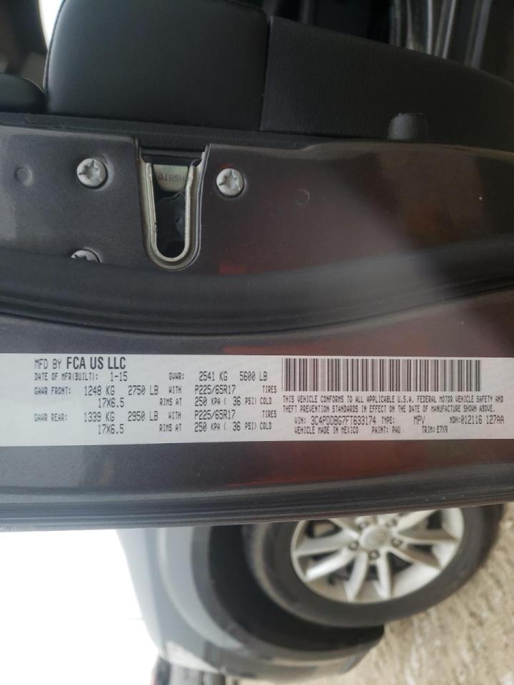 Photo 10 from auction – 2015 DODGE JOURNEY SX with VIN 3C4PDDBG7FT633174