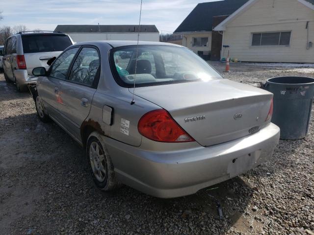Photo 3 from auction – 2002 KIA SPECTRA with VIN KNAFB121825175597