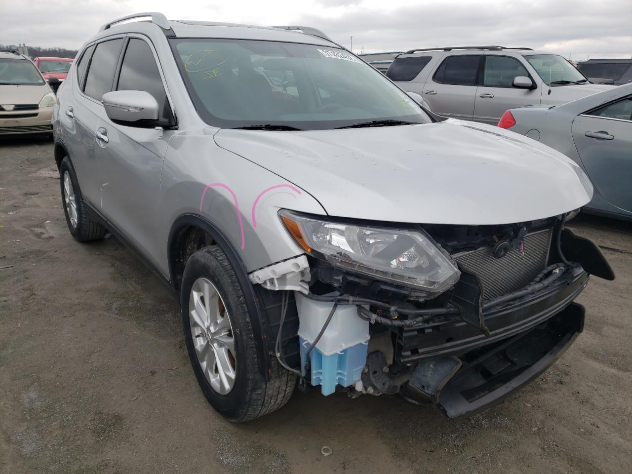 NISSAN ROGUE S 2015 with VIN 5N1AT2MT9FC910955 - Photo from auction