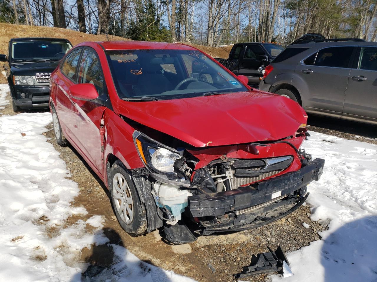 HYUNDAI ACCENT GLS 2014 with VIN KMHCT4AE5EU649472 - Photo from auction