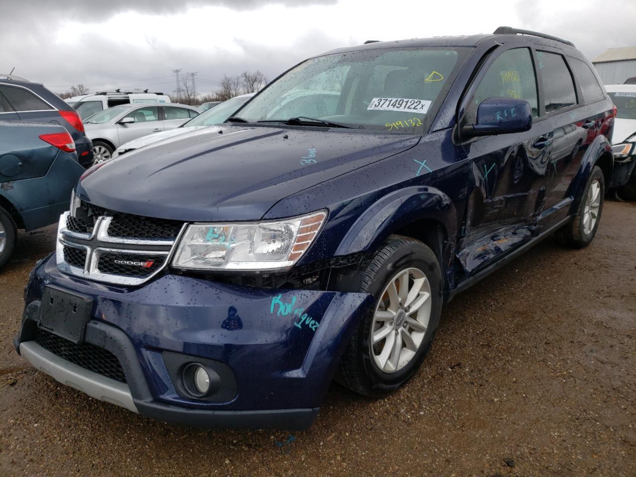 Photo 2 from auction – 2017 DODGE JOURNEY SX with VIN 3C4PDCBG6HT519132