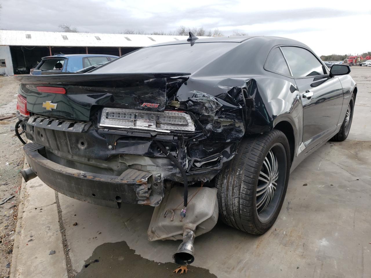 Photo 4 from auction – 2015 CHEVROLET CAMARO LT with VIN 2G1FD1E33F9116307