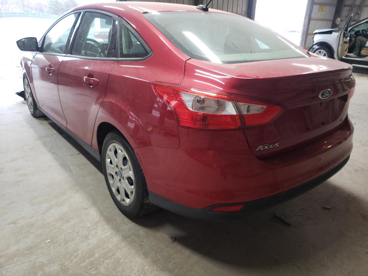 Photo 3 from auction – 2012 FORD FOCUS SE with VIN 1FAHP3F27CL125711