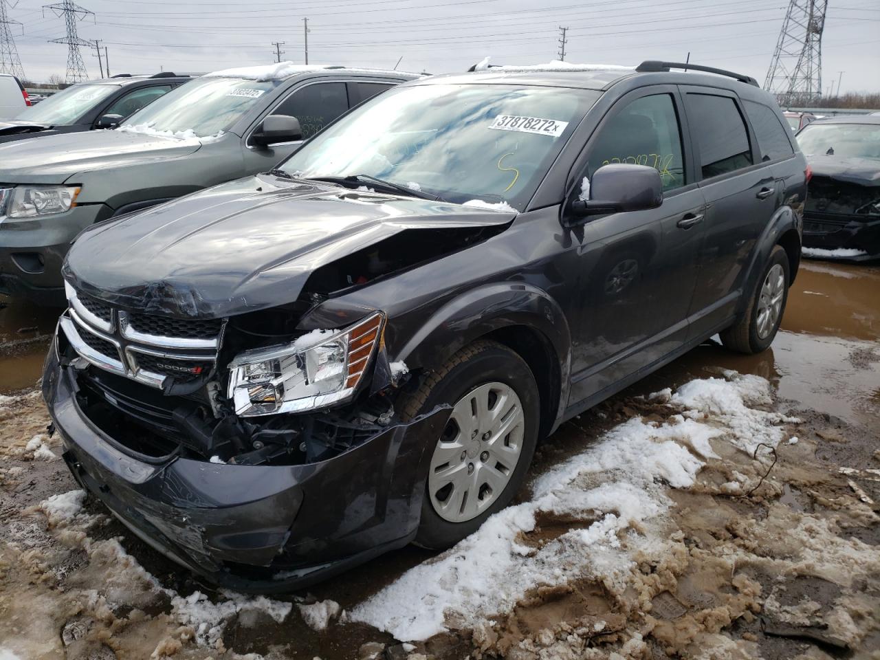 Foto 2 de la subasta – 2019 DODGE JOURNEY SE con VIN 3C4PDCBB9KT868202