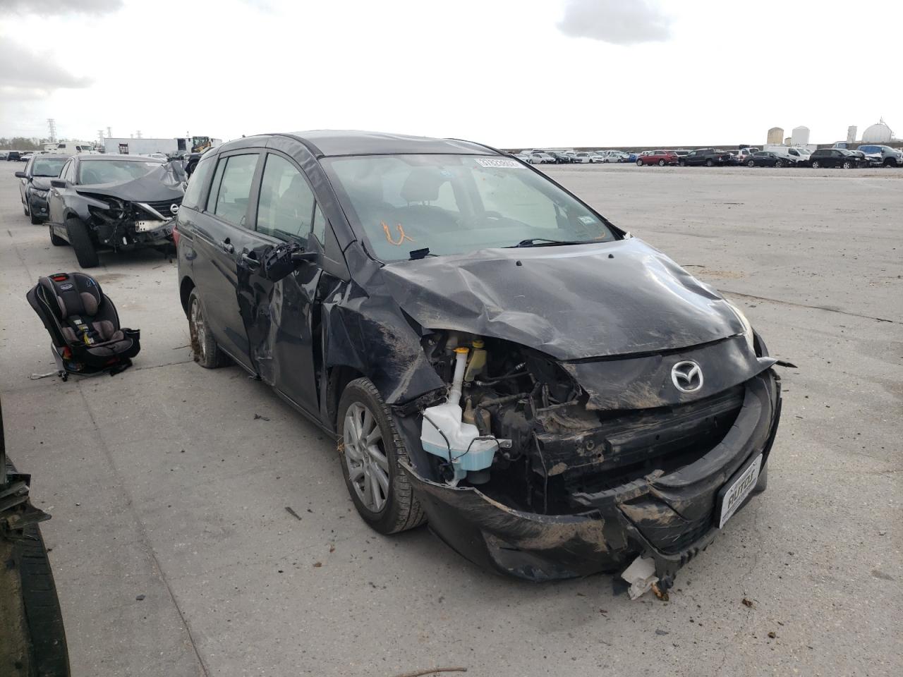 MAZDA 5 2012 with VIN JM1CW2BL2C0105853 - Photo from auction