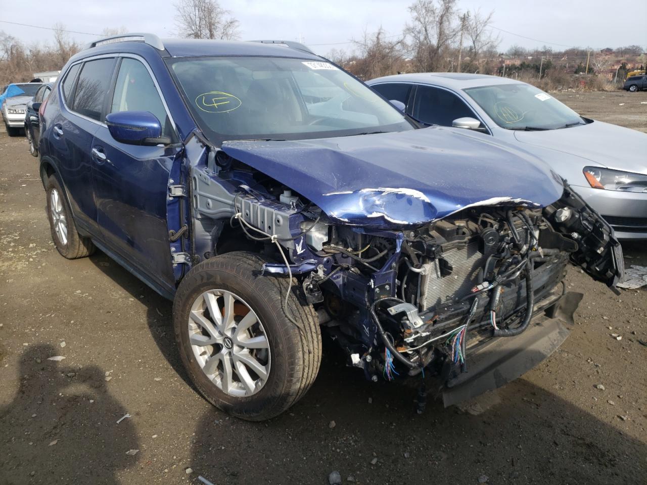 NISSAN ROGUE S 2018 with VIN KNMAT2MV7JP618048 - Photo from auction