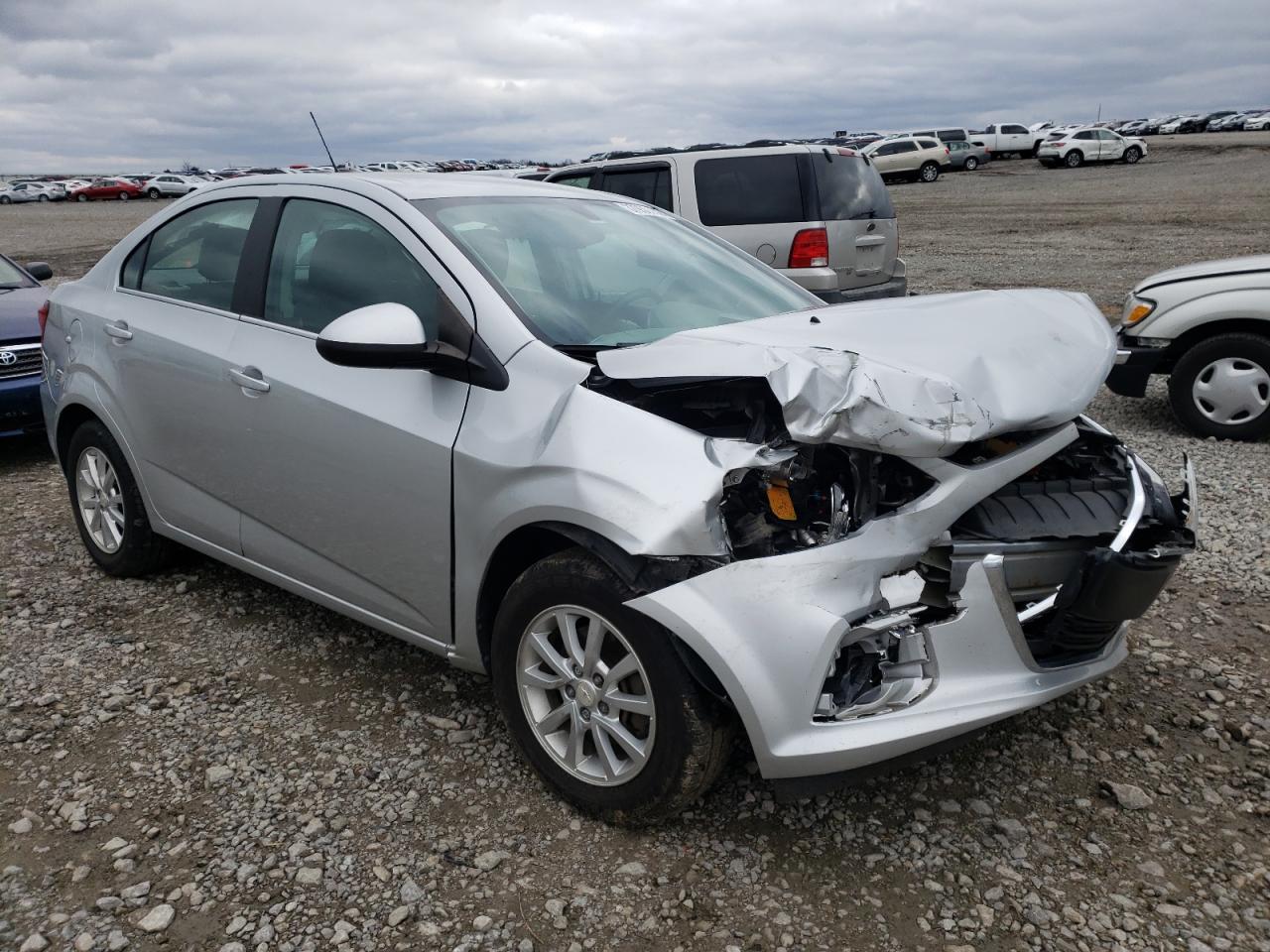 CHEVROLET SONIC LT 2017 with VIN 1G1JD5SH3H4115228 - Photo from auction