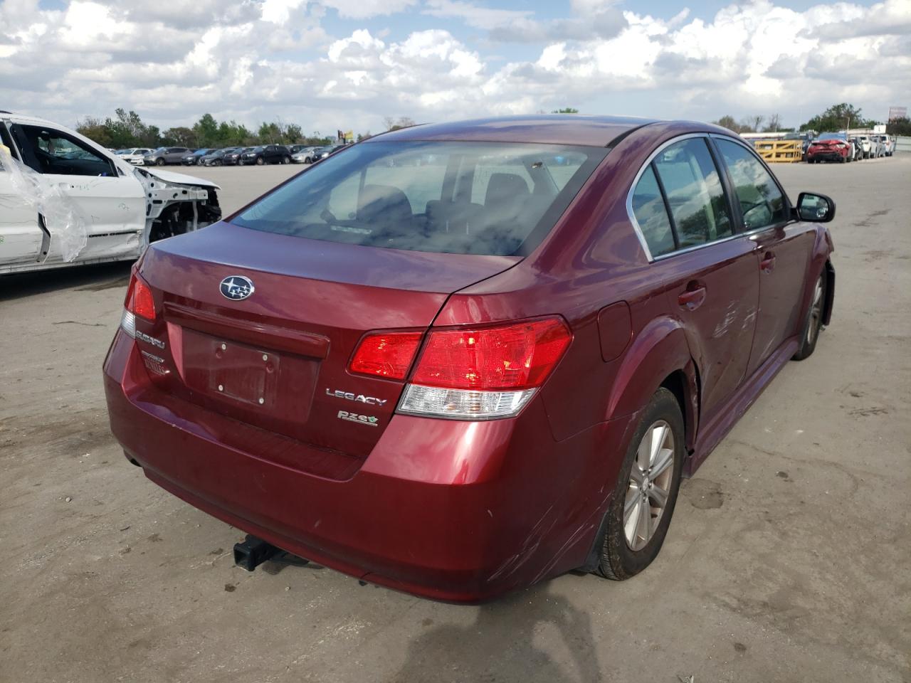 Foto 4 de la subasta – 2012 SUBARU LEGACY 2.5 con VIN 4S3BMBC61C3011133