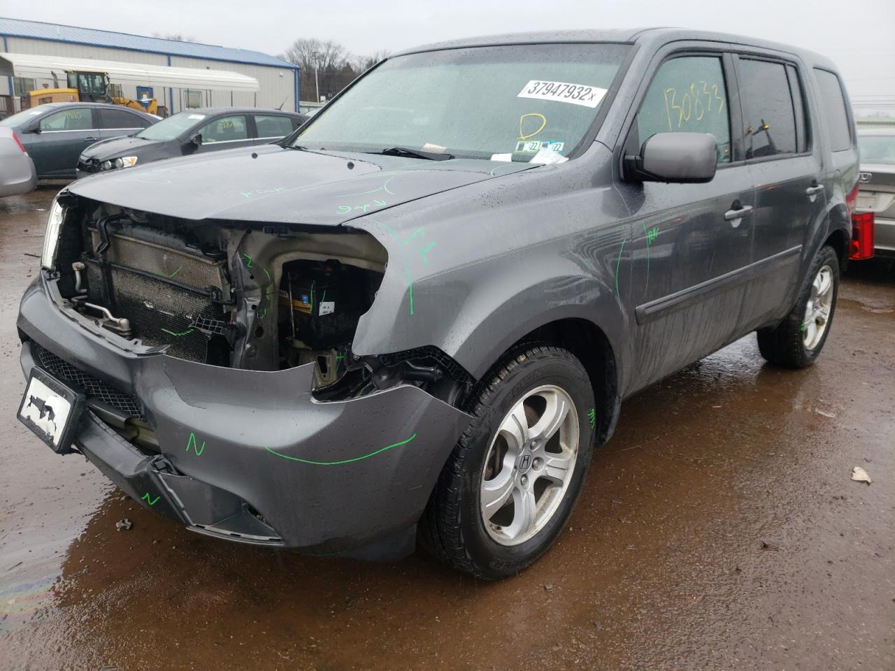 Photo 2 from auction – 2012 HONDA PILOT EXL with VIN 5FNYF4H55CB049872