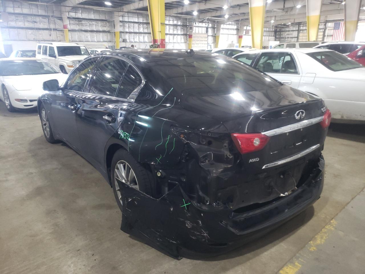 Photo 3 from auction – 2015 INFINITI Q50 BASE with VIN JN1BV7AR0FM423391
