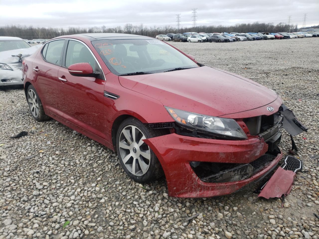 KIA OPTIMA SX 2012 with VIN 5XXGR4A62CG047368 - Photo from auction