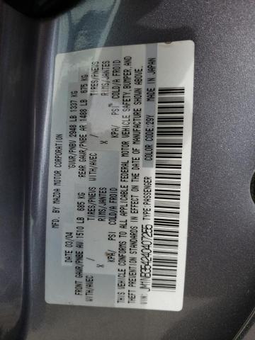 Photo 10 from auction – 2004 MAZDA MX-5 MIATA with VIN JM1NB354240407255