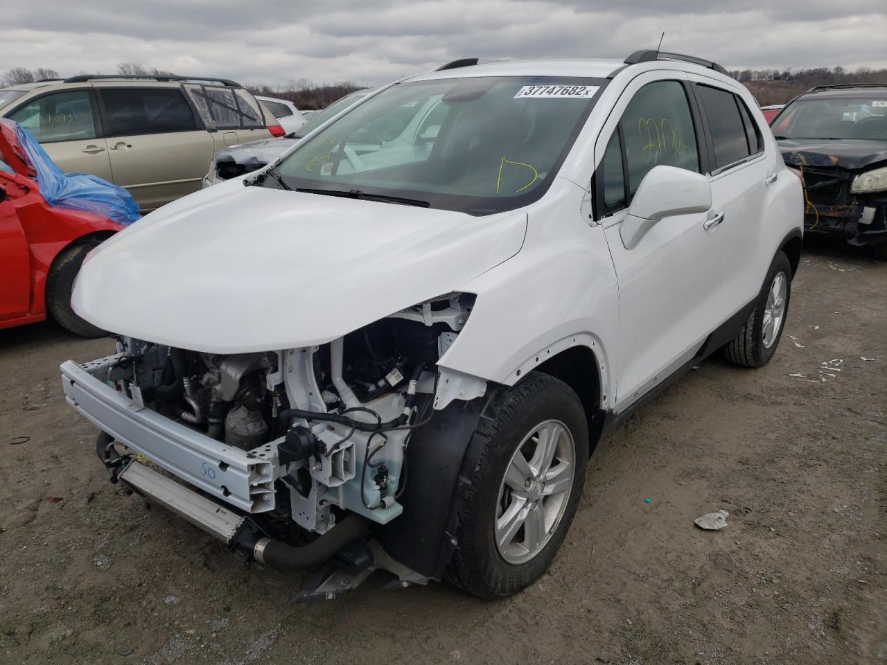Photo 2 from auction – 2019 CHEVROLET TRAX 1LT with VIN 3GNCJLSB8KL289653