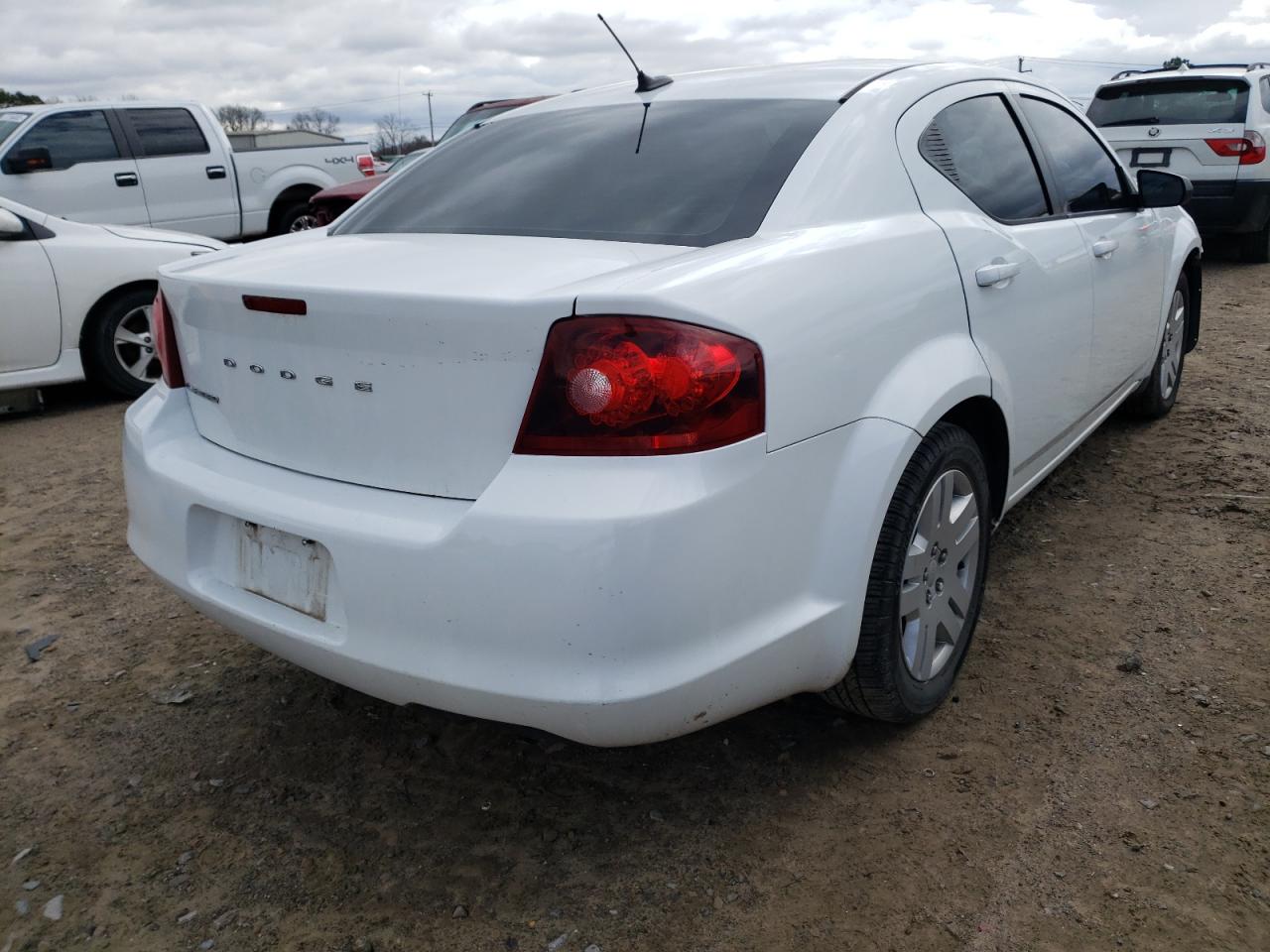 Photo 4 from auction – 2012 DODGE AVENGER SE with VIN 1C3CDZAB0CN200779