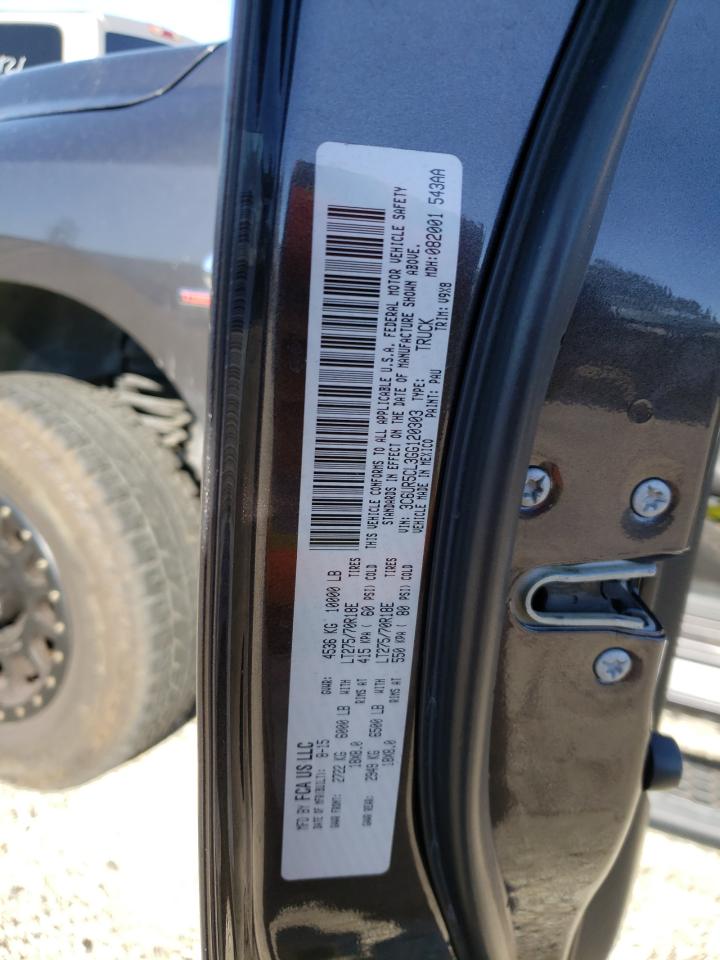 Photo 10 from auction – 2016 RAM 2500 ST with VIN 3C6UR5CL3GG120303