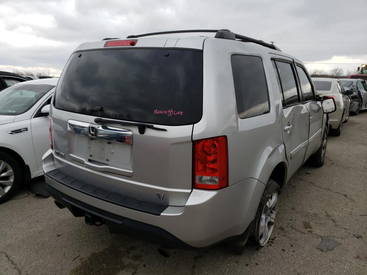 Photo 4 from auction – 2014 HONDA PILOT EXL with VIN 5FNYF3H59EB004706