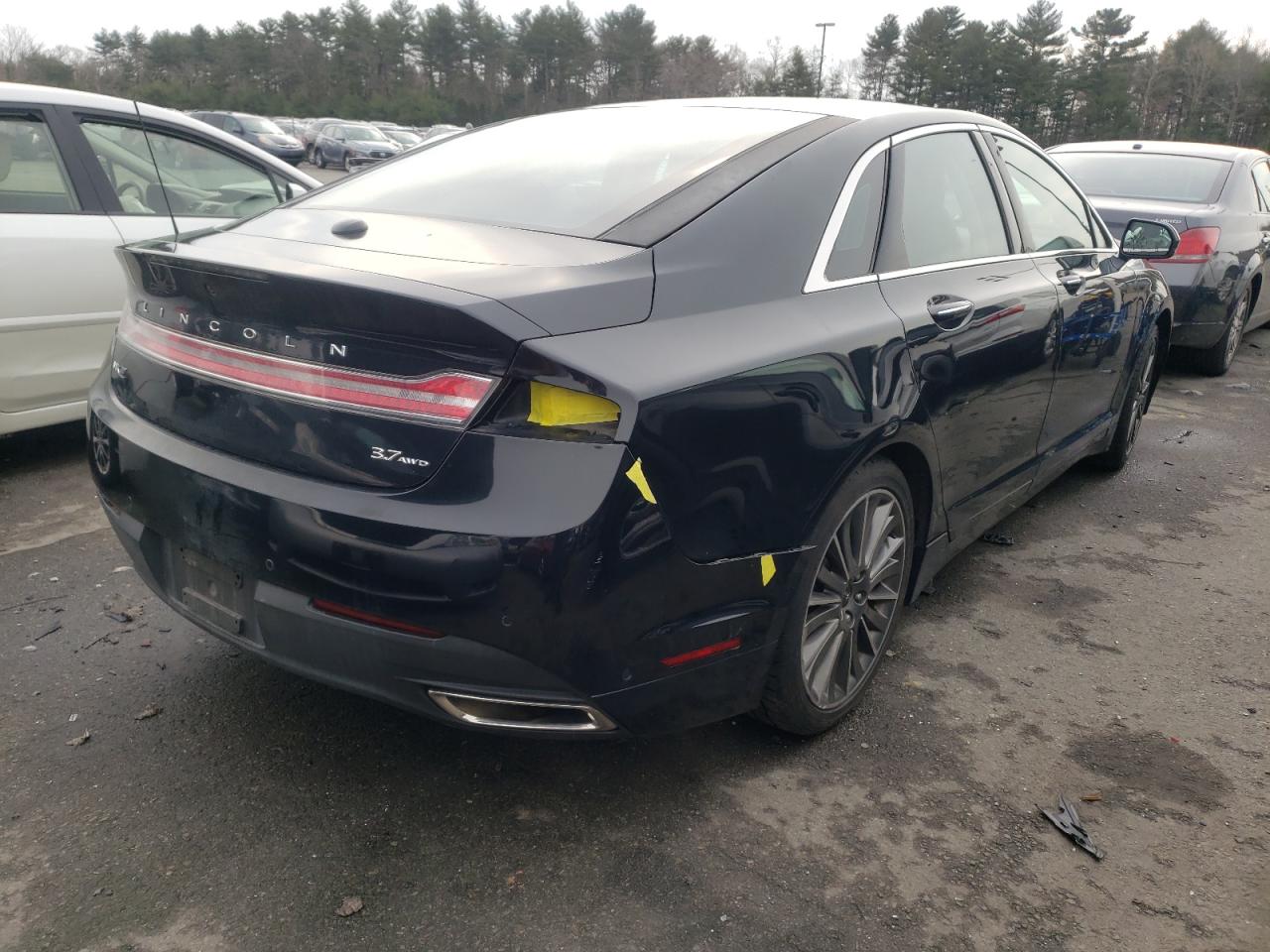 Photo 4 from auction – 2013 LINCOLN MKZ with VIN 3LN6L2JK1DR809098