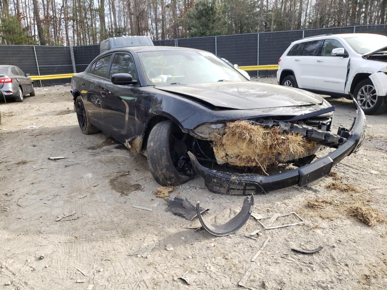 DODGE CHARGER SX 2018 with VIN 2C3CDXHG1JH125358 - Photo from auction