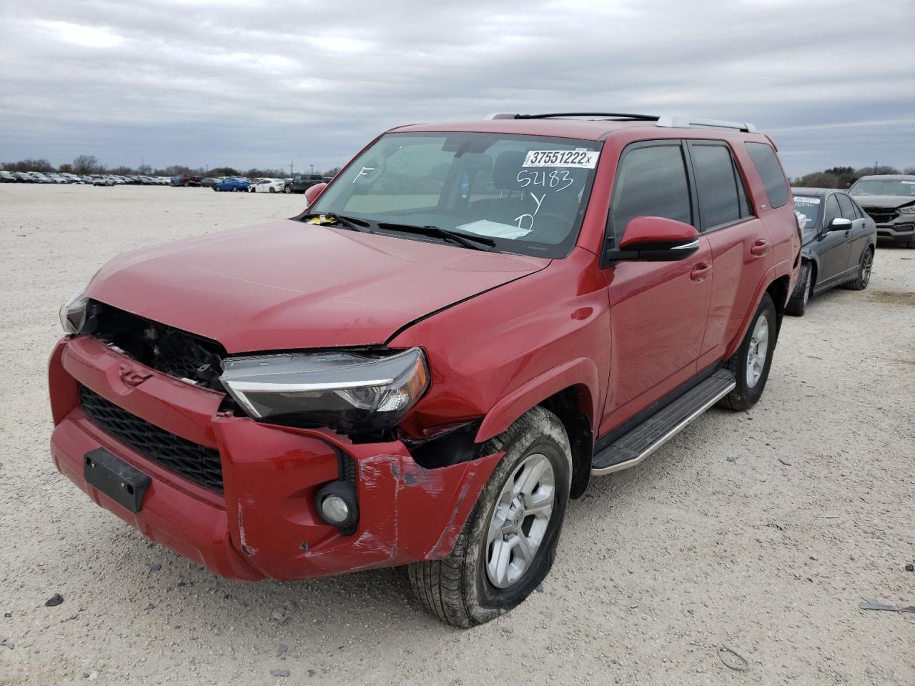 Photo 2 from auction – 2017 TOYOTA 4RUNNER SR with VIN JTEZU5JR8H5148140