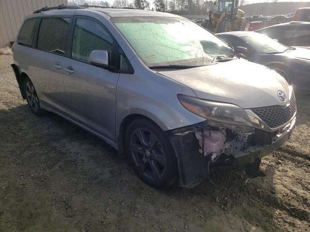 TOYOTA SIENNA SE 2017 with VIN 5TDXZ3DC9HS896964 - Photo from auction