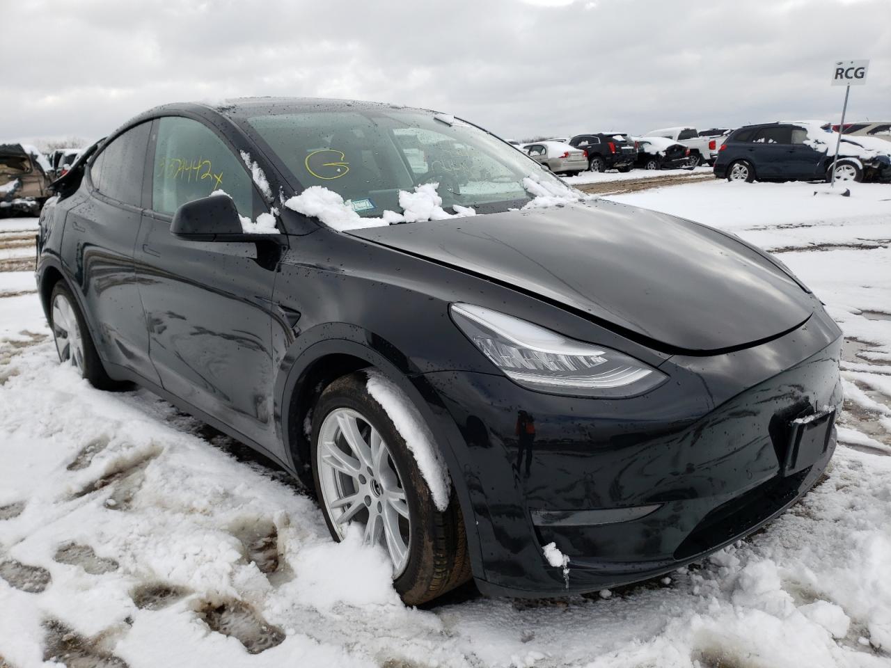 Foto 1 de la subasta – 2020 TESLA MODEL Y con VIN 5YJYGDEE4LF014127