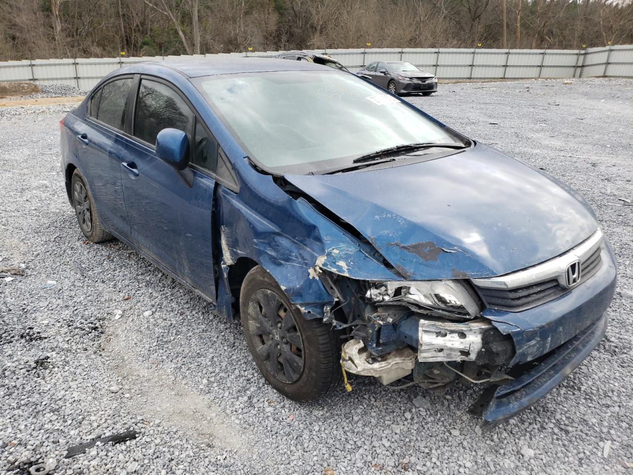 HONDA CIVIC LX 2012 with VIN 2HGFB2F54CH550015 - Photo from auction