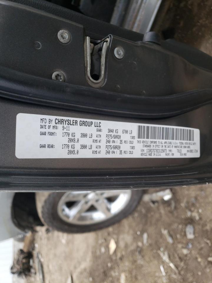 Photo 10 from auction – 2012 DODGE RAM 1500 S with VIN 1C6RD7GT8CS125073