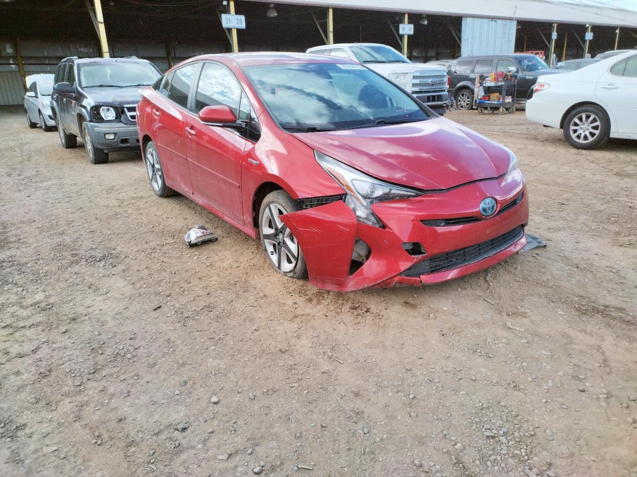 TOYOTA PRIUS 2016 with VIN JTDKARFUXG3522812 - Photo from auction