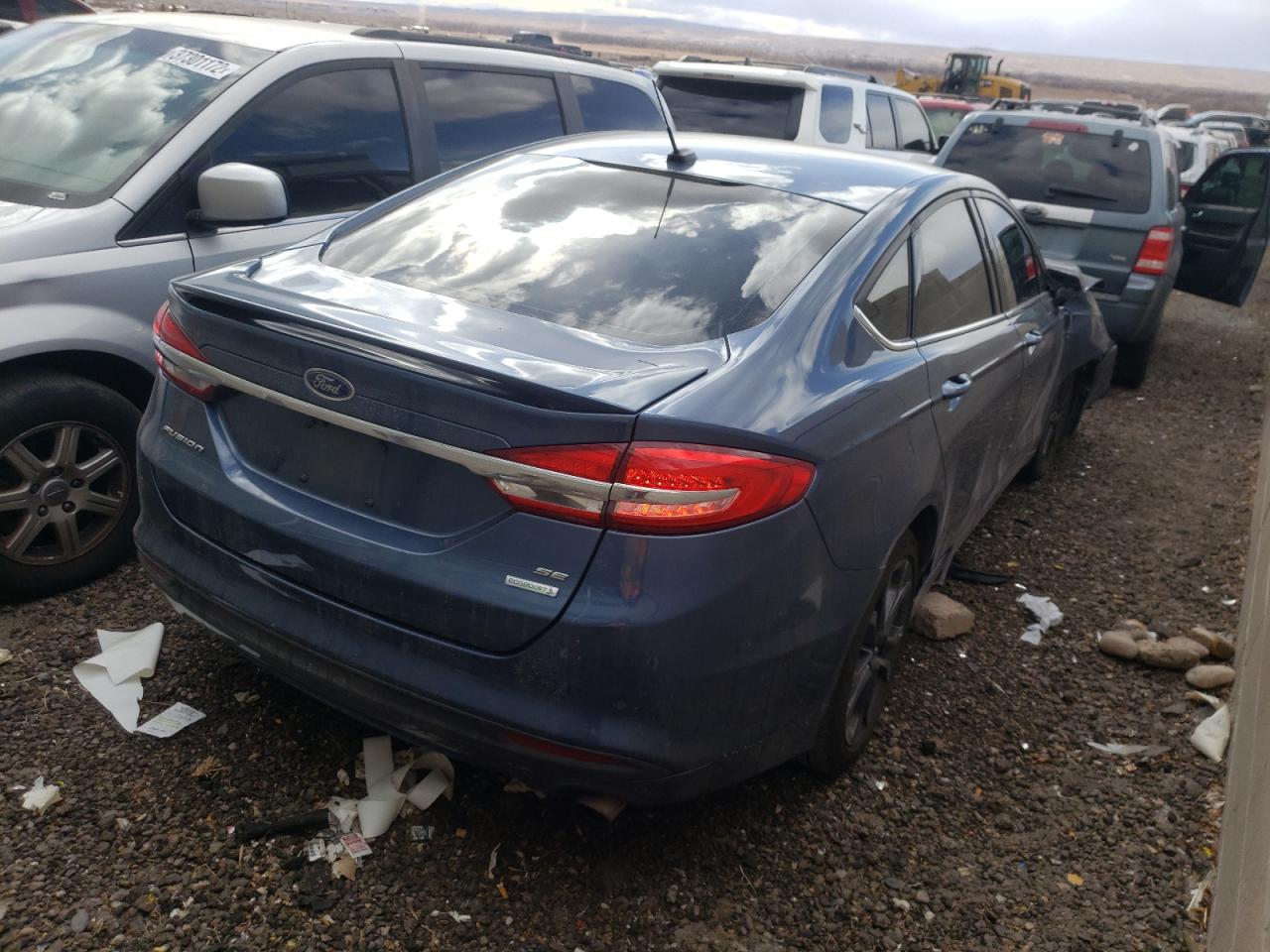 Photo 4 from auction – 2018 FORD FUSION SE with VIN 3FA6P0HD1JR239934