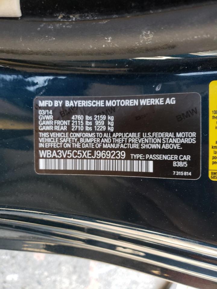 Photo 10 from auction – 2014 BMW 428 I with VIN WBA3V5C5XEJ969239