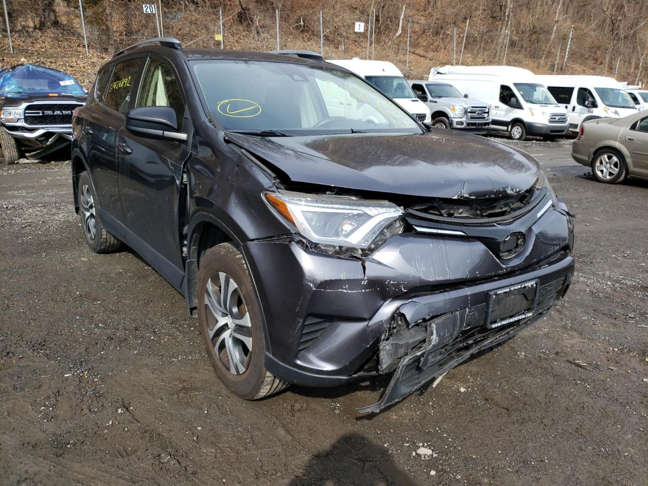 TOYOTA RAV4 LE 2017 with VIN JTMBFREV6HJ115580 - Photo from auction