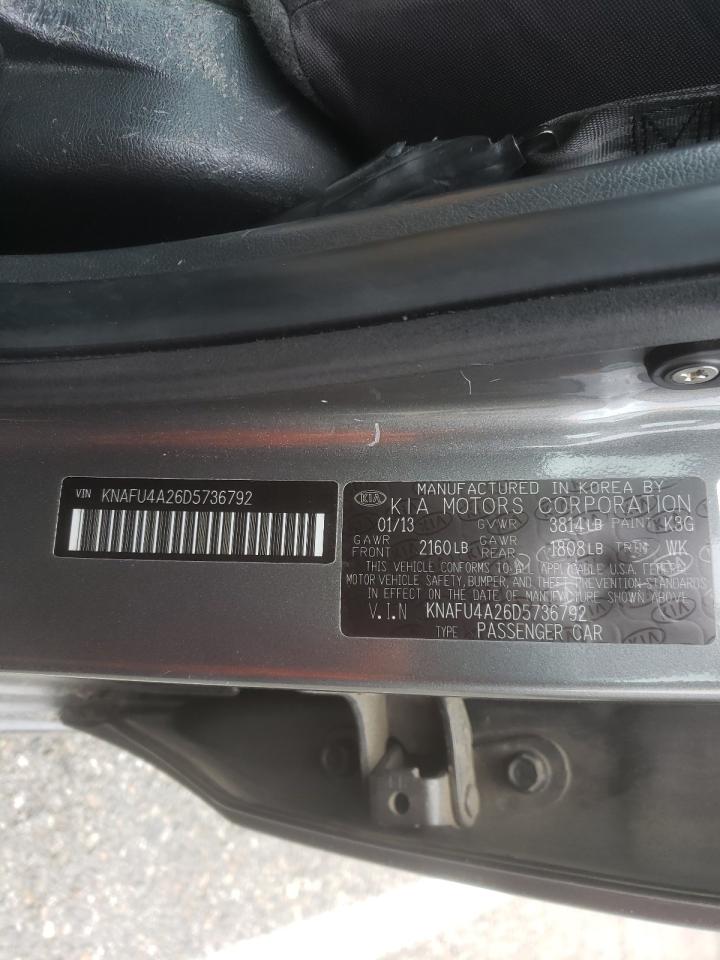 Zdjęcie 10 z aukcji – 2013 KIA FORTE EX z VIN KNAFU4A26D5736792