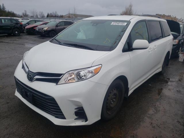 Photo 2 from auction – 2020 TOYOTA SIENNA LE with VIN 5TDKZ3DC0LS060026