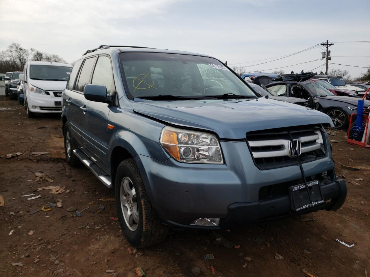 Photo 1 from auction – 2006 HONDA PILOT EX with VIN 2HKYF18546H553799