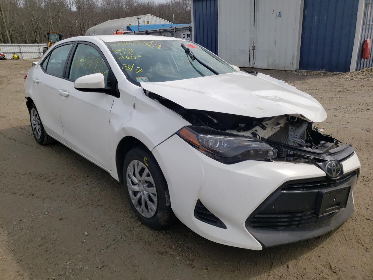 TOYOTA COROLLA L 2018 with VIN 2T1BURHE8JC086747 - Photo from auction