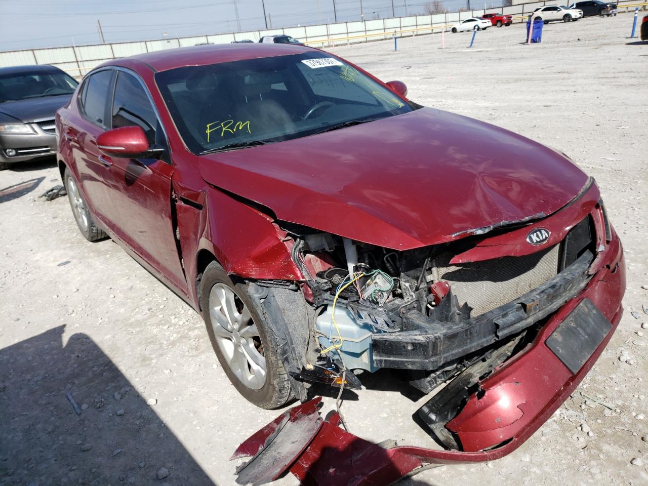 KIA OPTIMA LX 2013 with VIN 5XXGM4A75DG169277 - Photo from auction